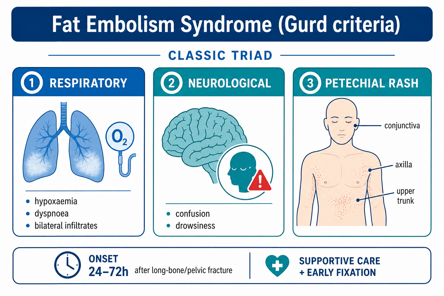 fat embolism syndrome classic triad