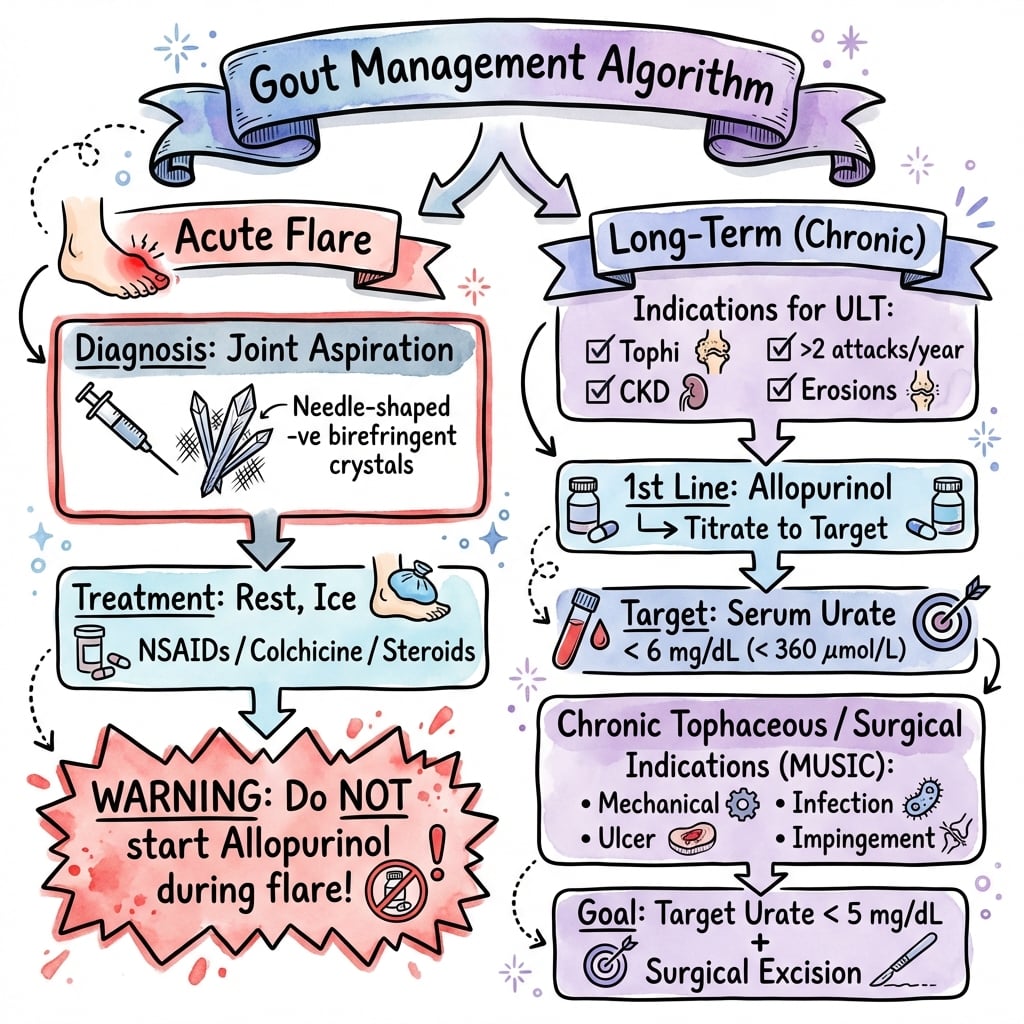 Gout Management Algorithm