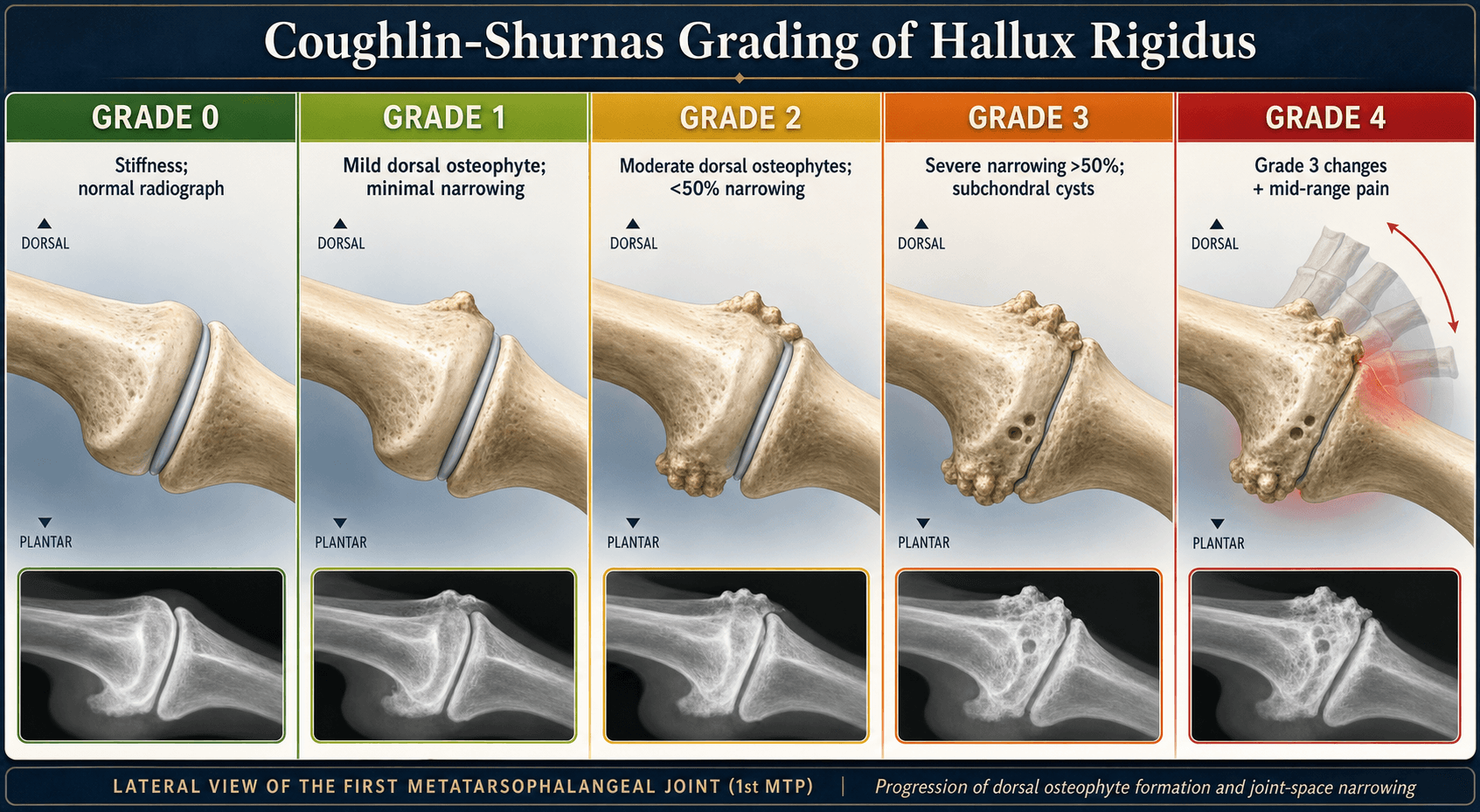 Coughlin-Shurnas grading of hallux rigidus