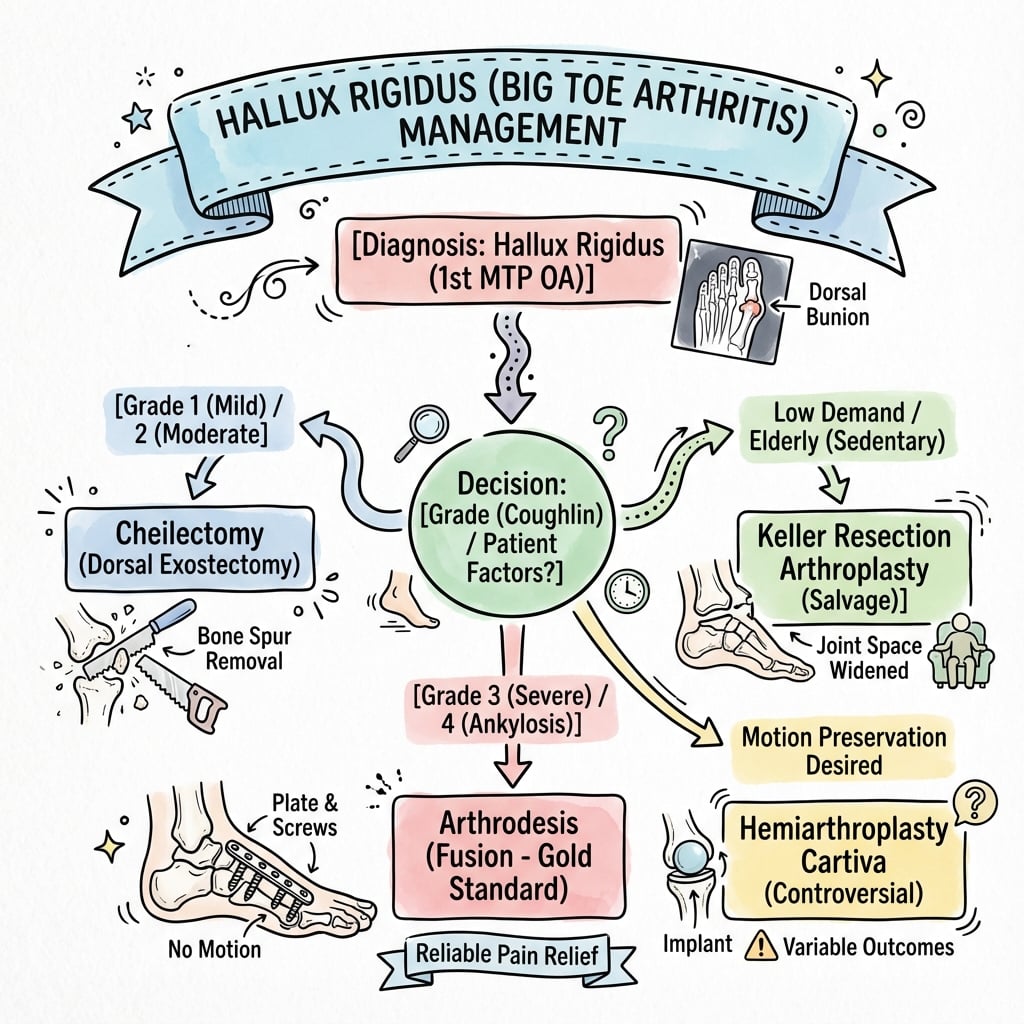 hallux rigidus management algorithm