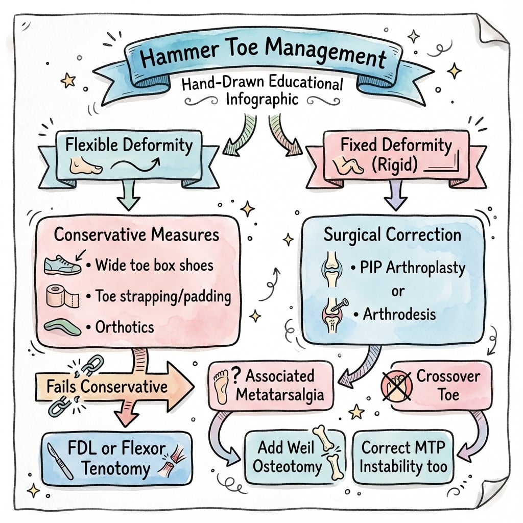 Hammer Toes Management Algorithm