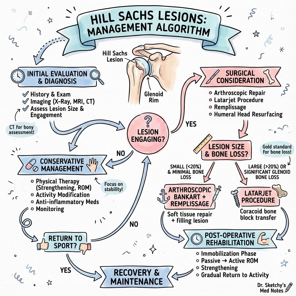 Hill-Sachs Management Flowchart