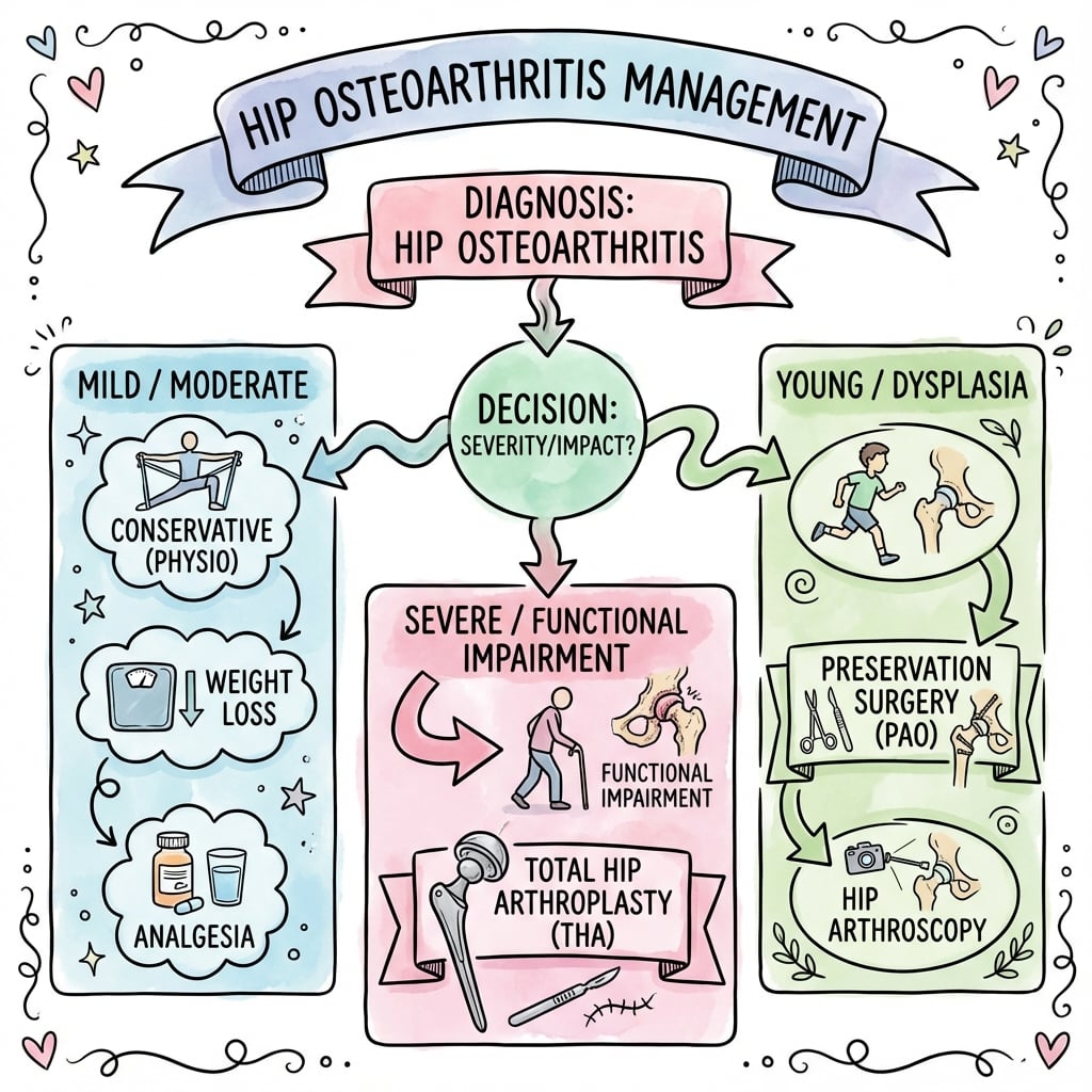 hip osteoarthritis management algorithm