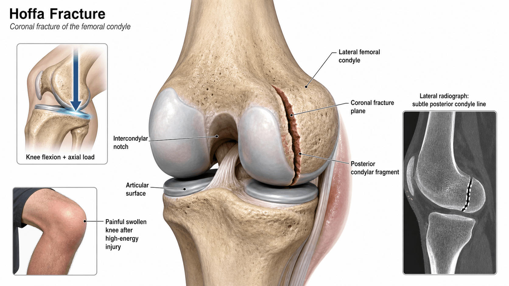 Hoffa Fracture (Coronal Fracture of the Femoral Condyle)