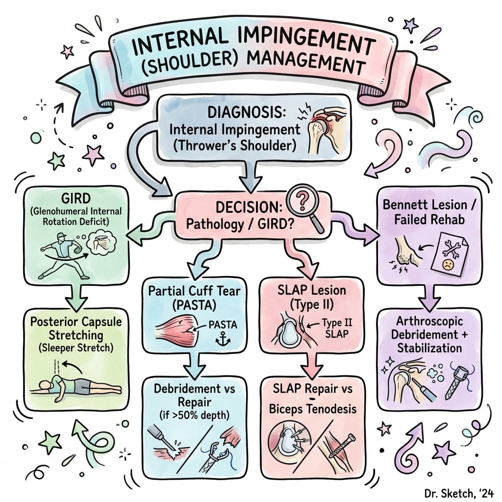 internal impingement management algorithm