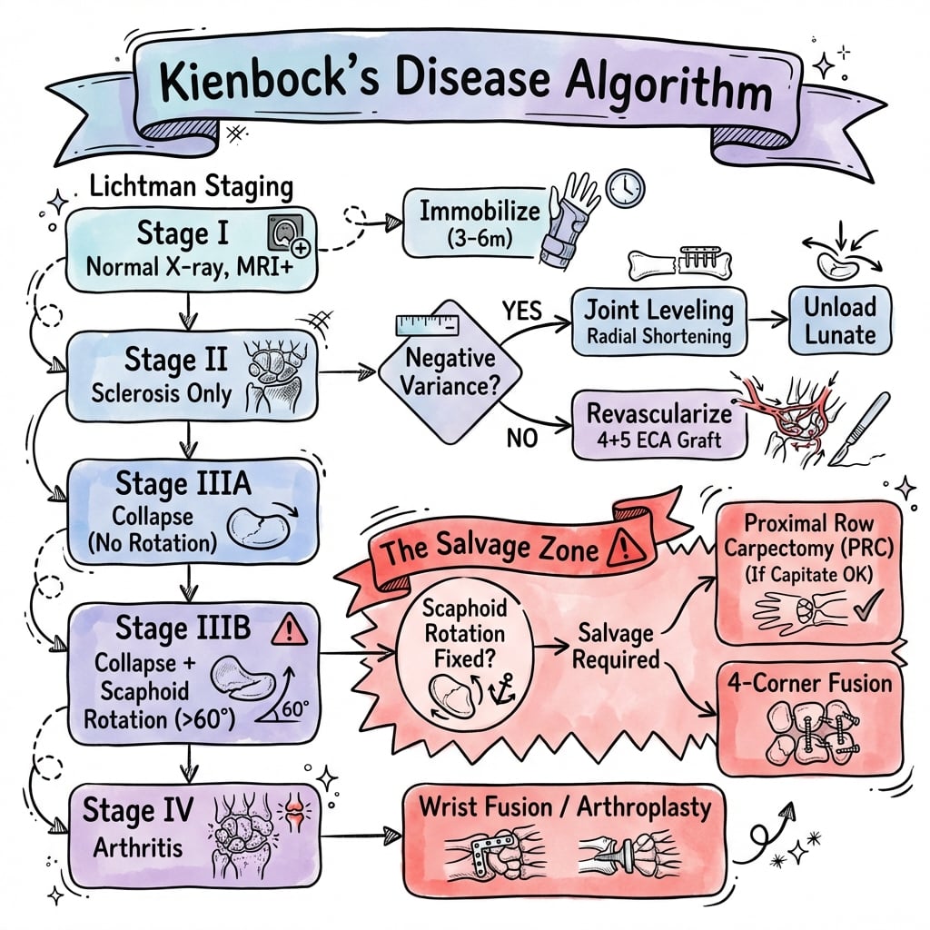 kienbocks disease management algorithm