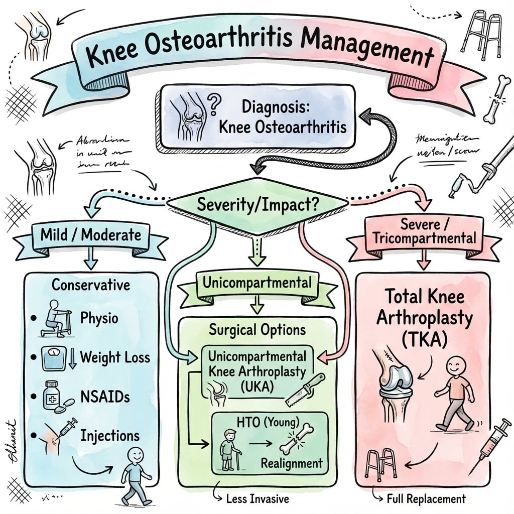 knee osteoarthritis management algorithm