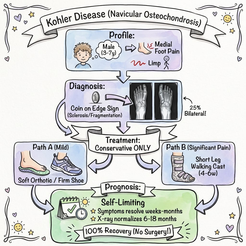 Kohler Disease Management Algorithm