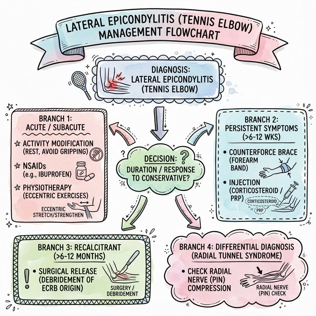 lateral epicondylitis management algorithm