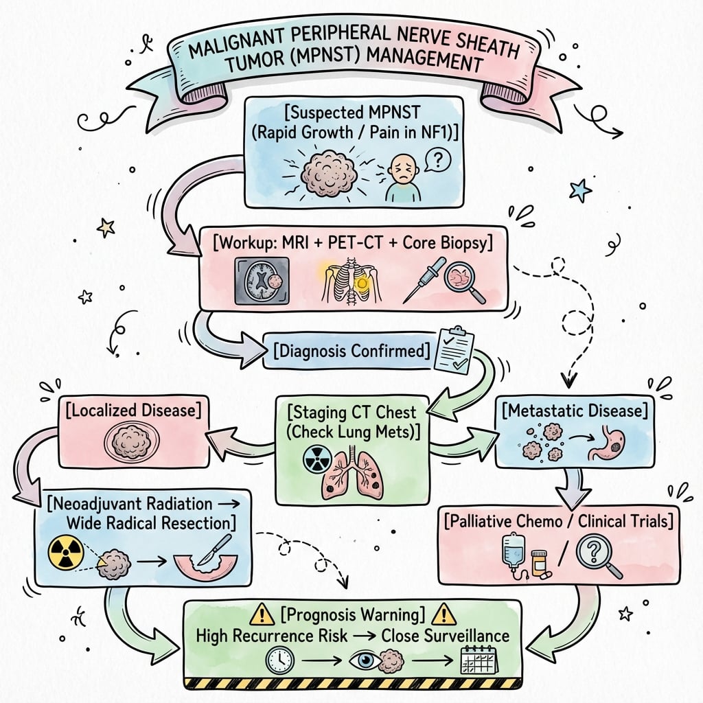 malignant peripheral nerve sheath tumor management algorithm