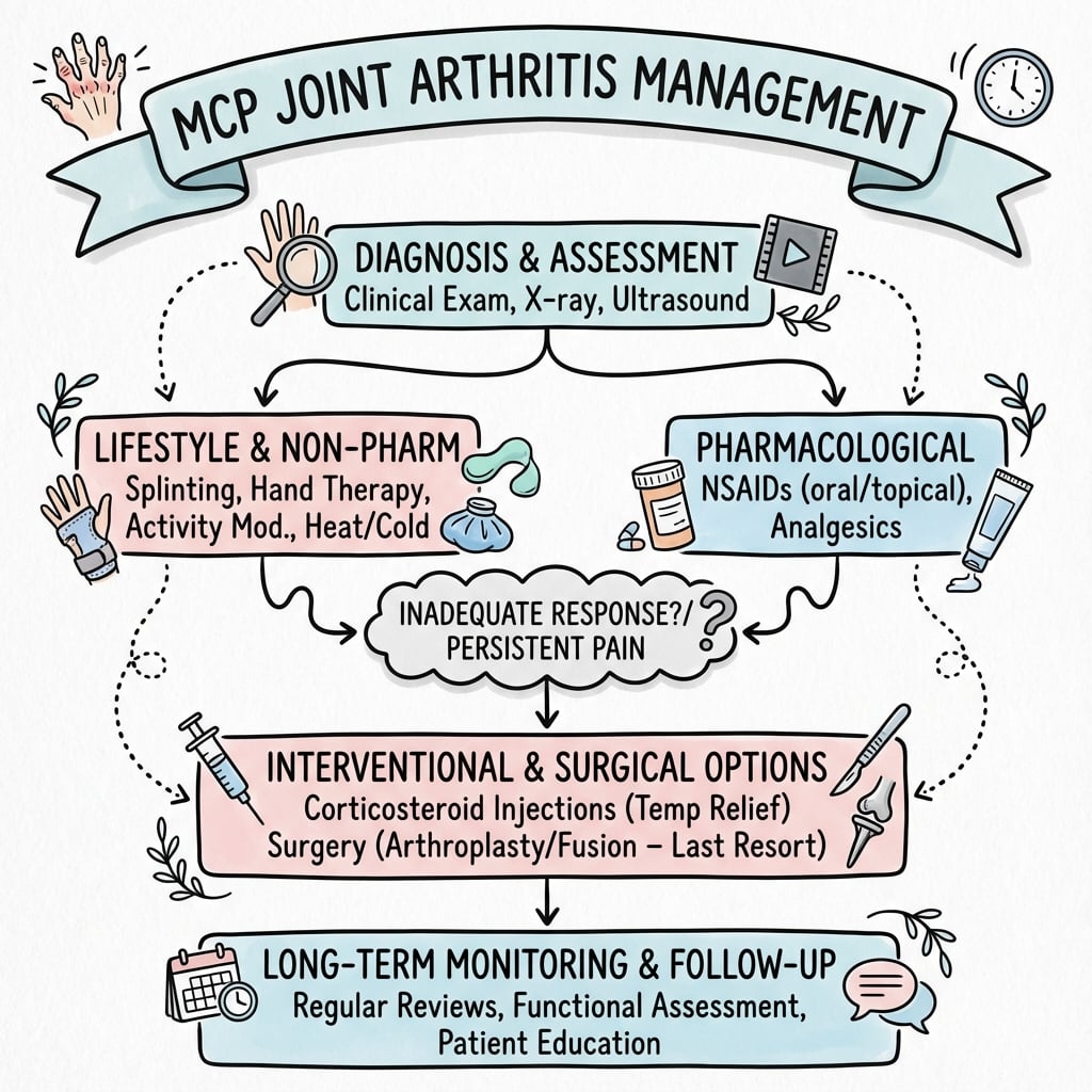 Management algorithm for Mcp Joint Arthritis