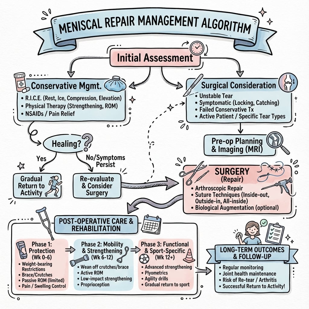 Treatment algorithm for Meniscal Repair
