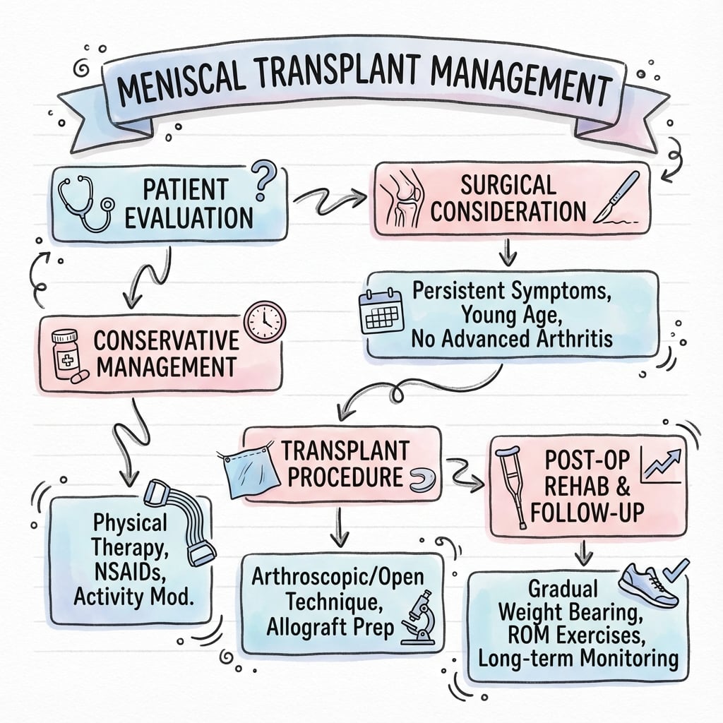 Treatment algorithm for Meniscal Transplant