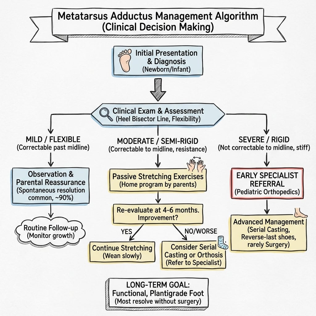 Management algorithm for Metatarsus Adductus