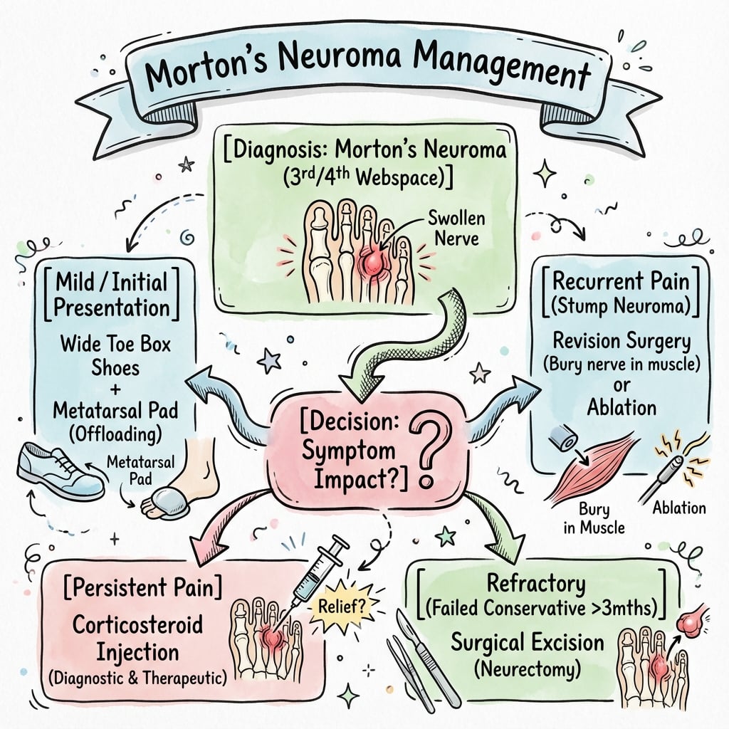 Morton's Neuroma Management Algorithm