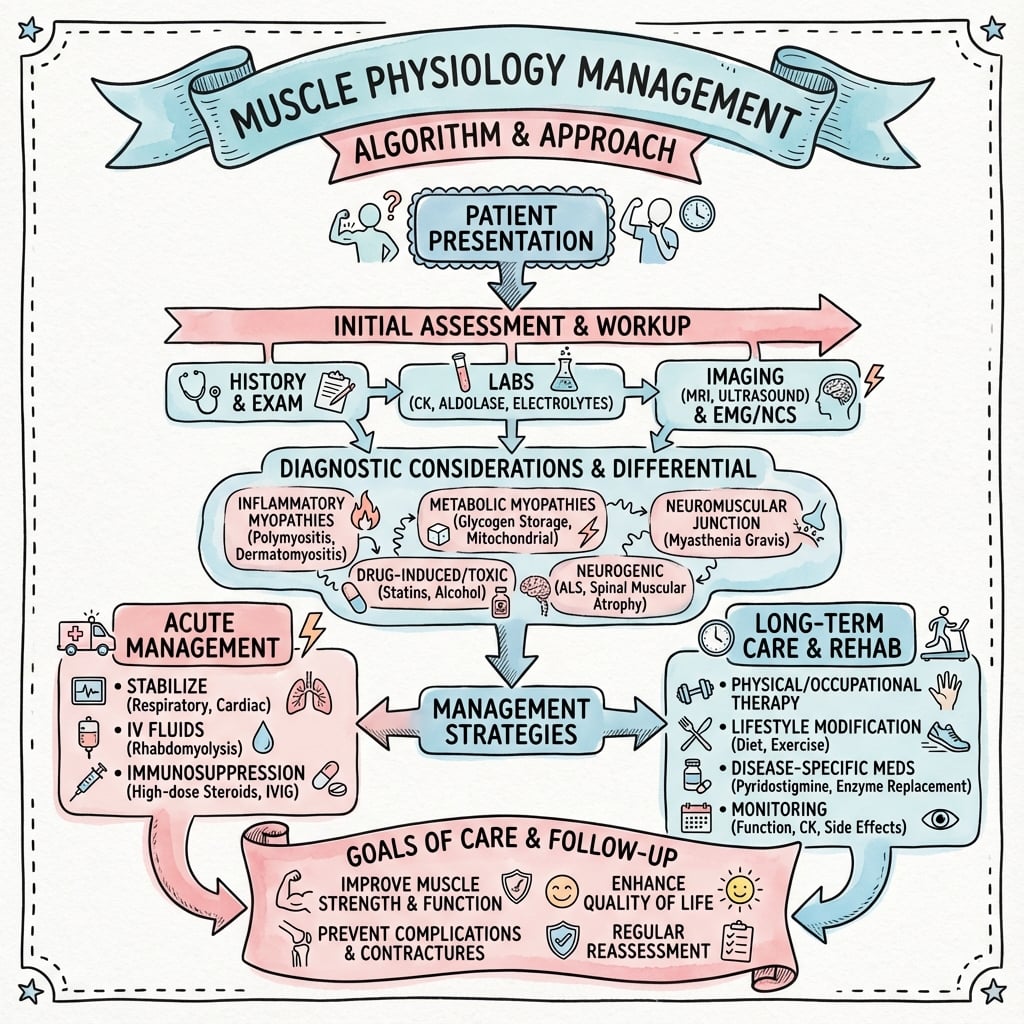 Management algorithm for Muscle Physiology
