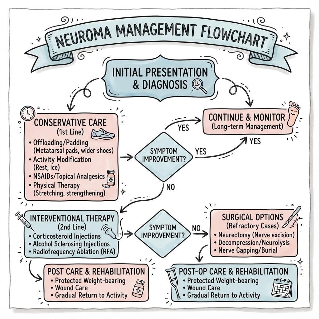 Management algorithm for Neuroma Management