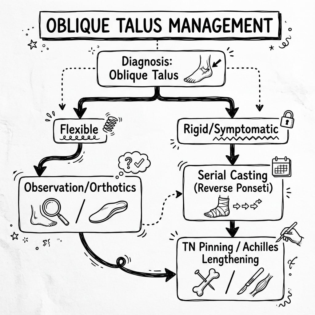 Oblique Talus Management Algorithm