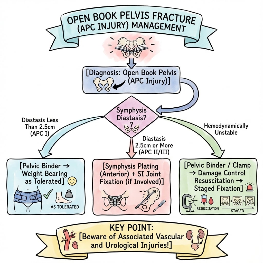 open book pelvis management algorithm