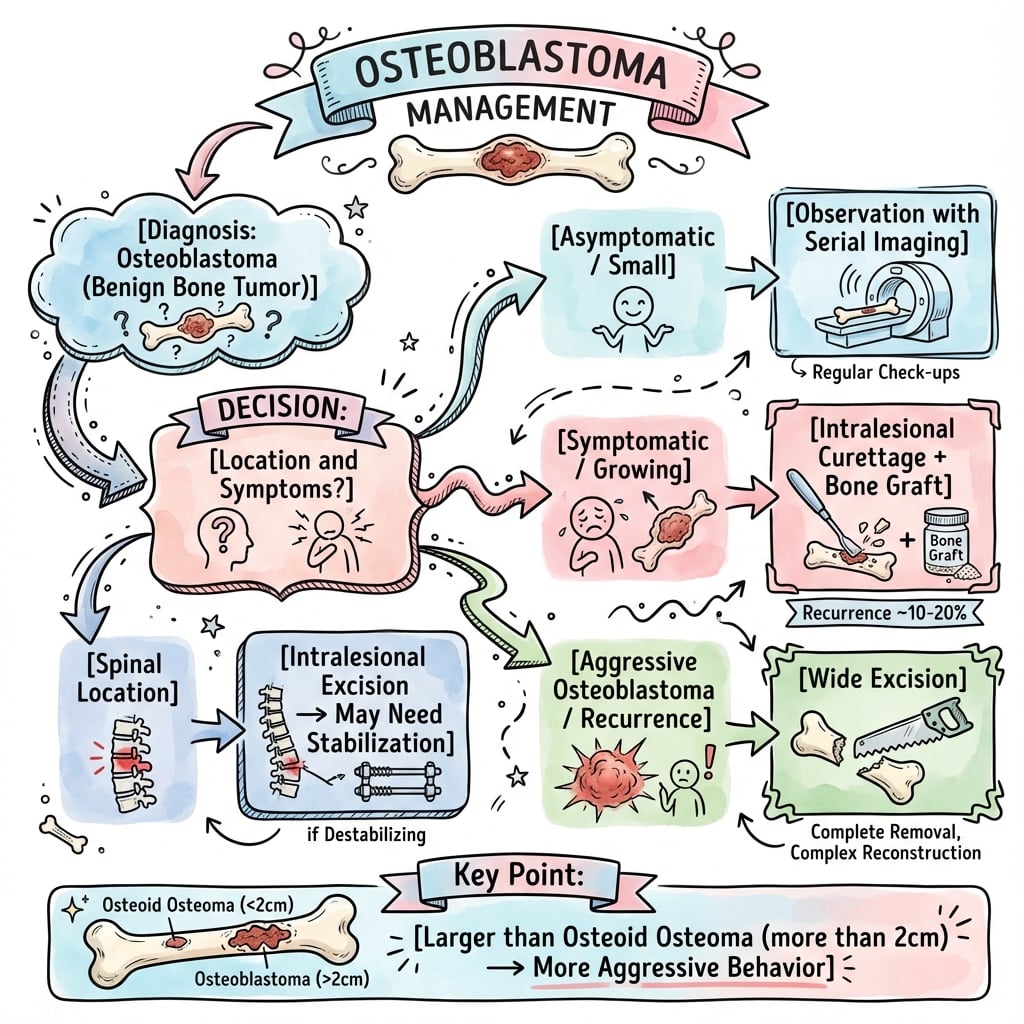 osteoblastoma management algorithm
