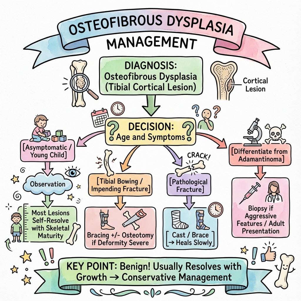 Management algorithm for Osteofibrous Dysplasia