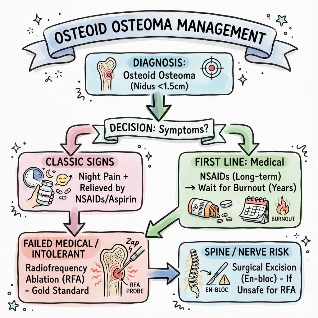 osteoid osteoma management algorithm