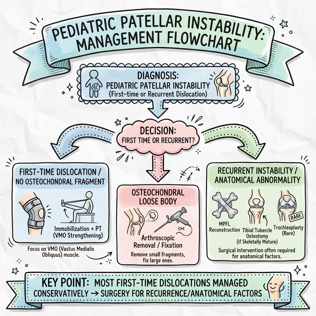 patellar instability pediatric management algorithm