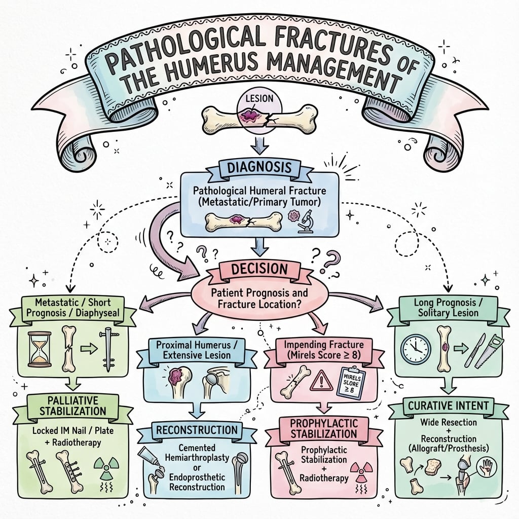 pathological fractures humerus management algorithm