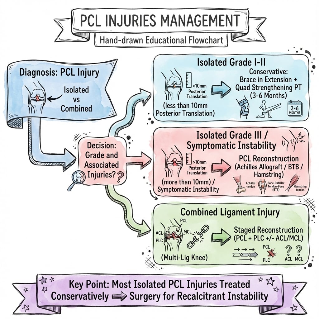pcl injuries management algorithm