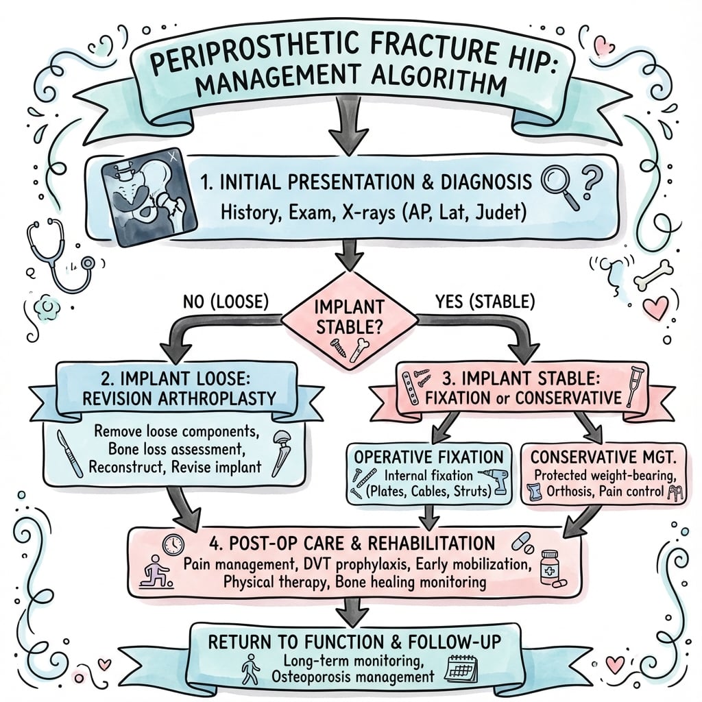 Management algorithm for Periprosthetic Fracture Hip