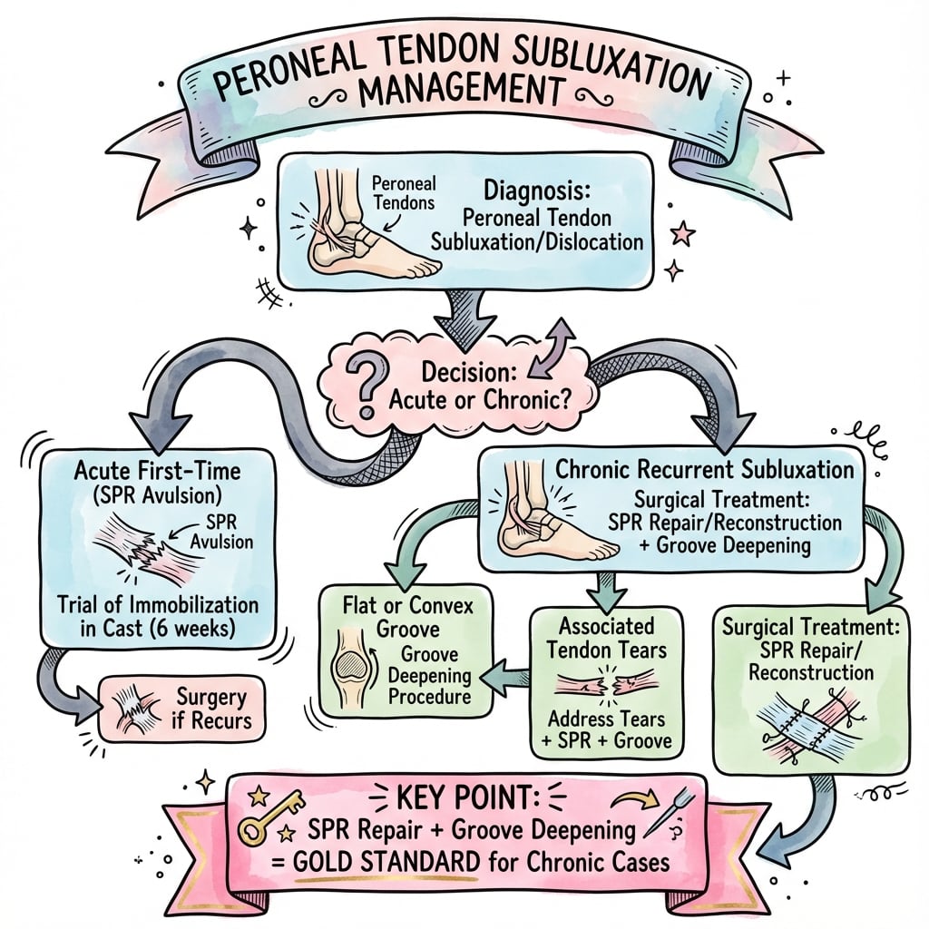 peroneal tendon subluxation management algorithm
