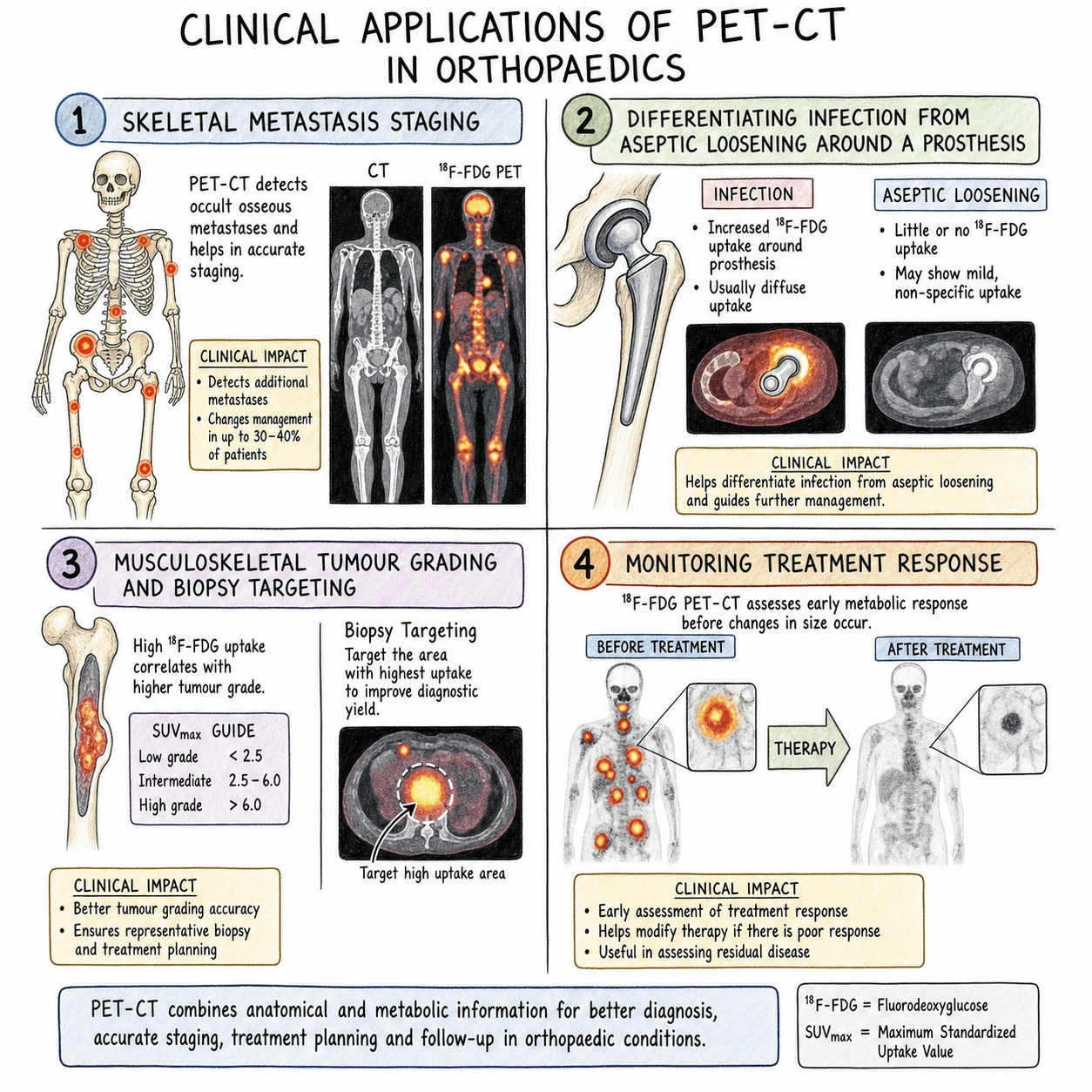 Clinical applications of PET-CT in orthopaedics