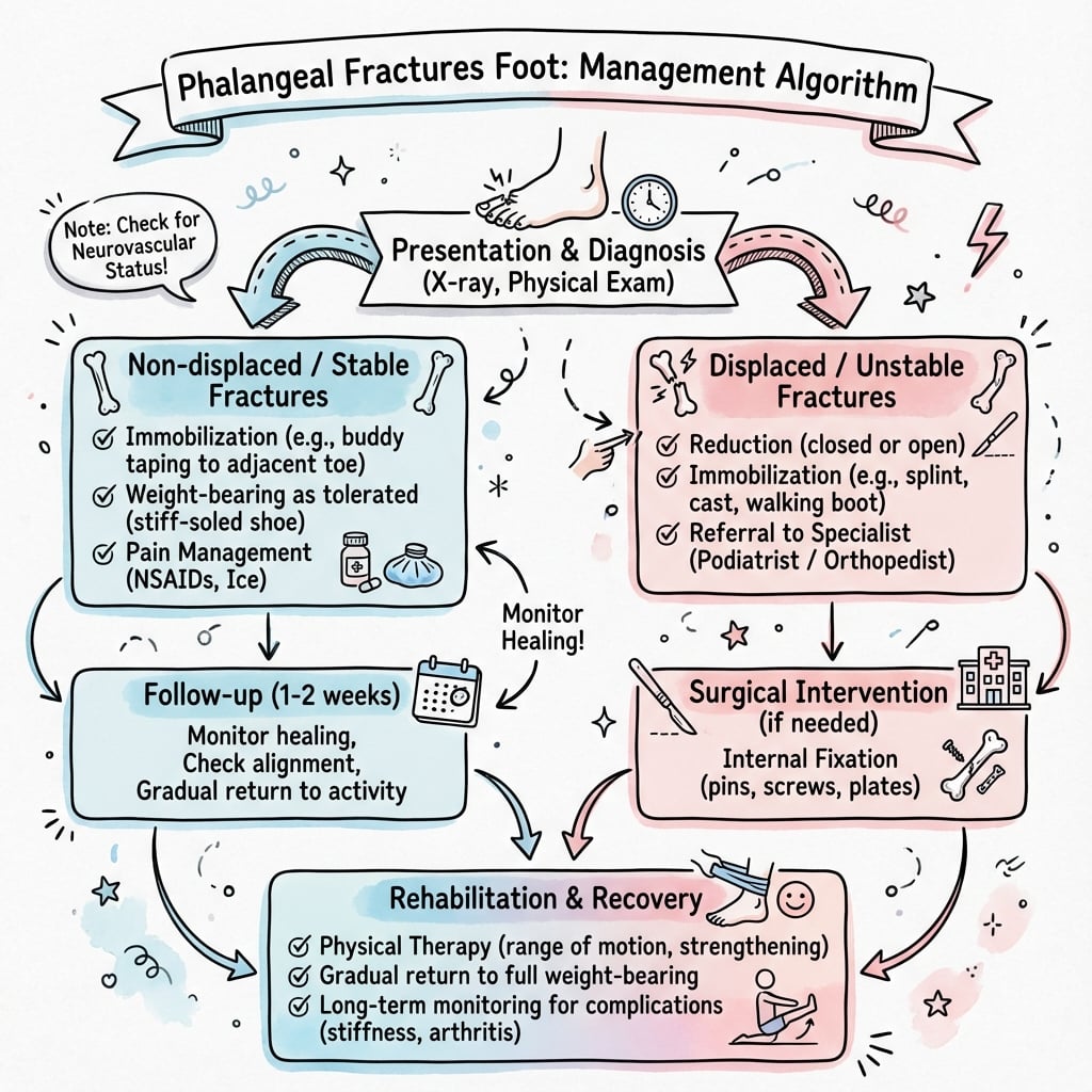 Phalangeal Fracture Management Algorithm