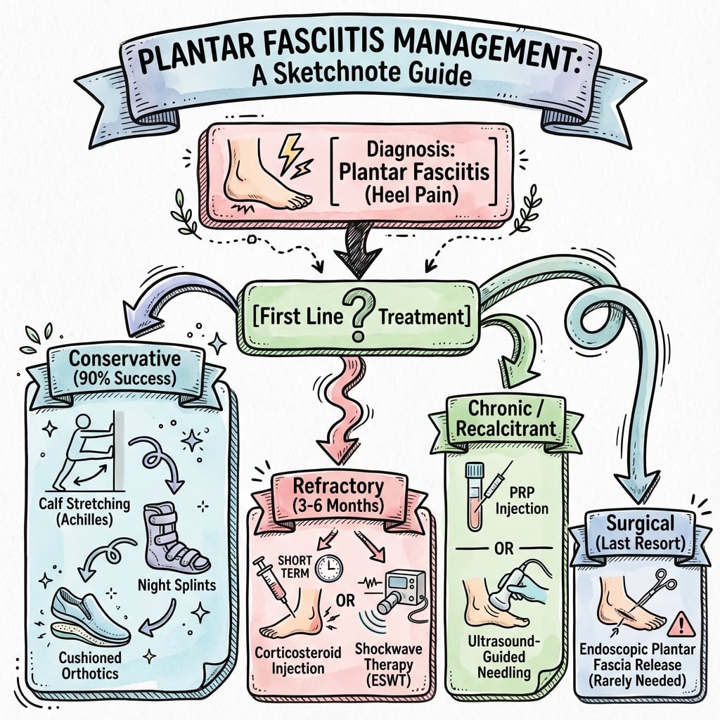 plantar fasciitis management management algorithm