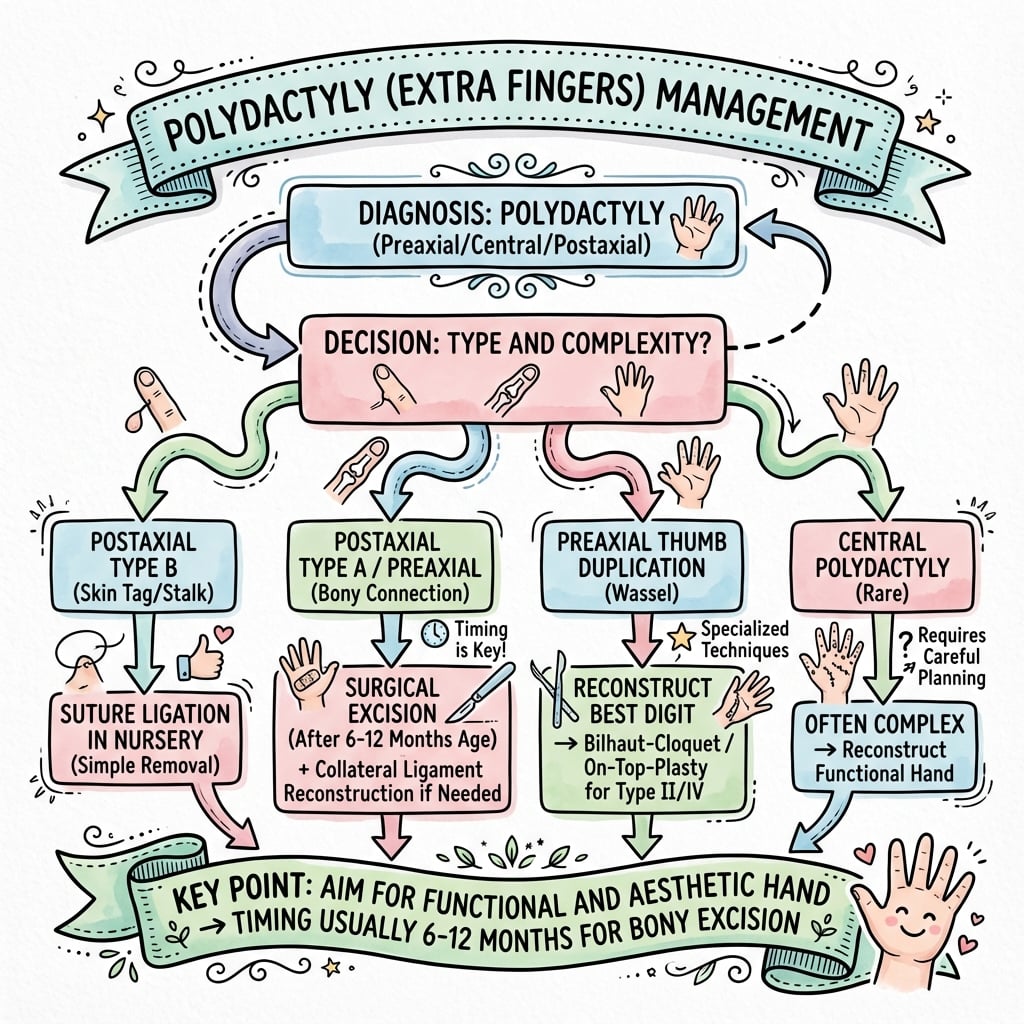 polydactyly management algorithm