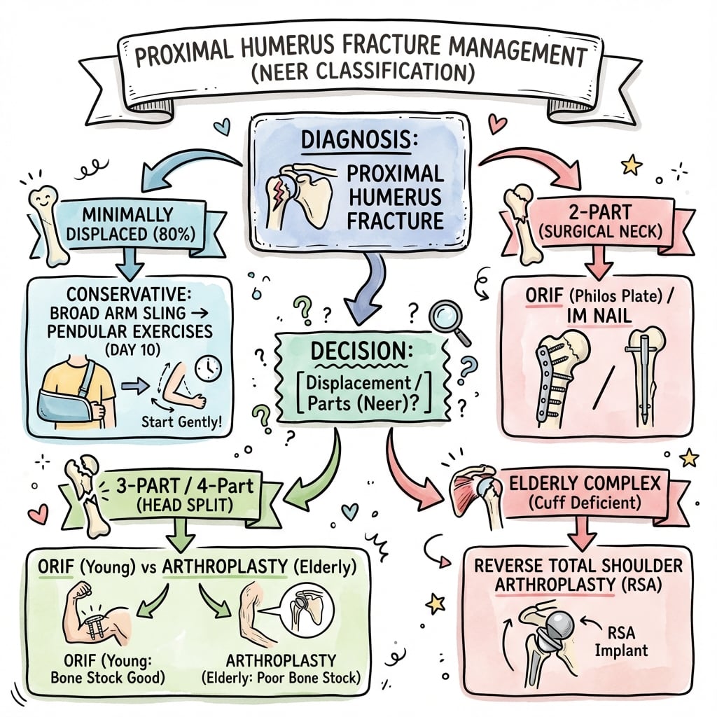 proximal humerus fractures management algorithm