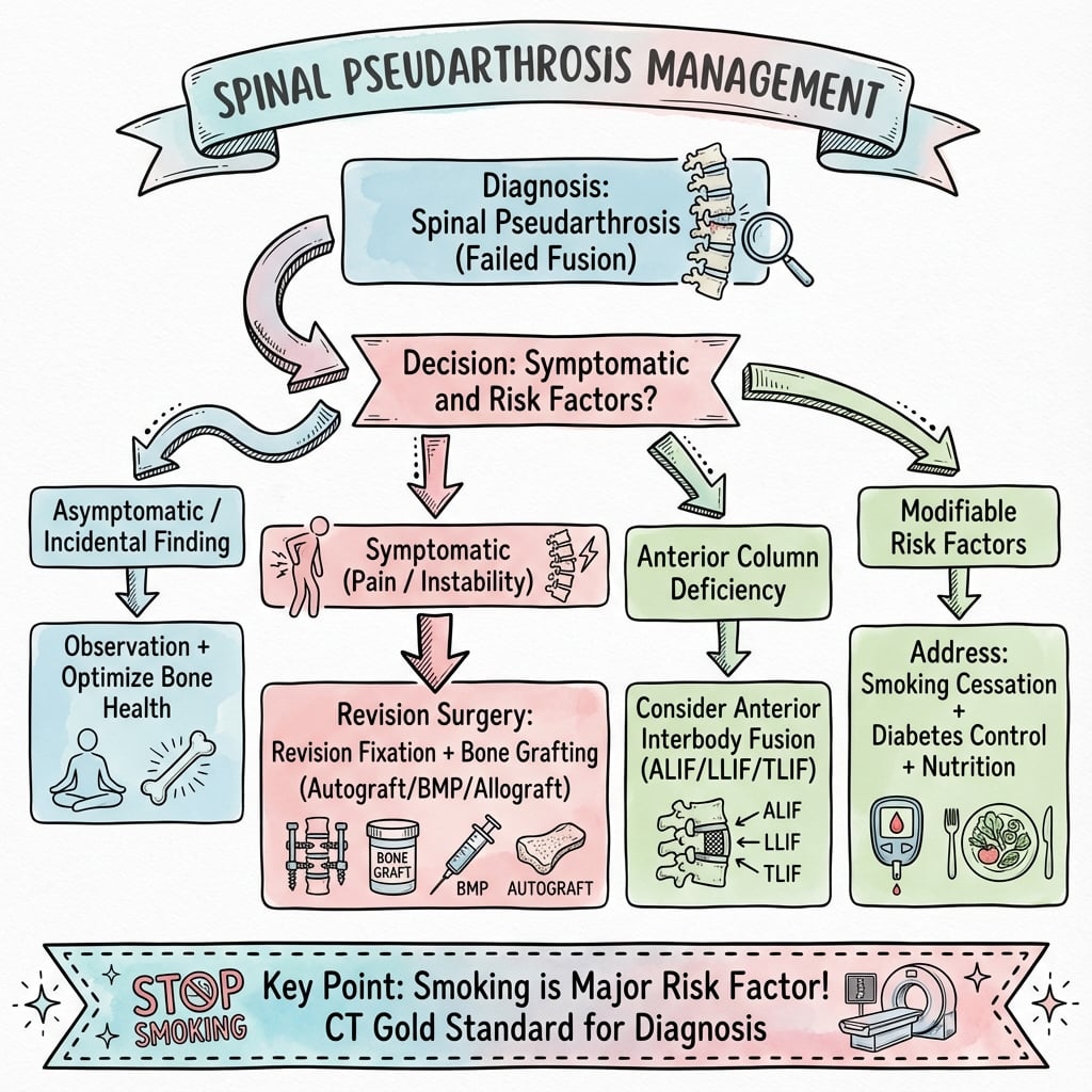 pseudarthrosis spine management algorithm