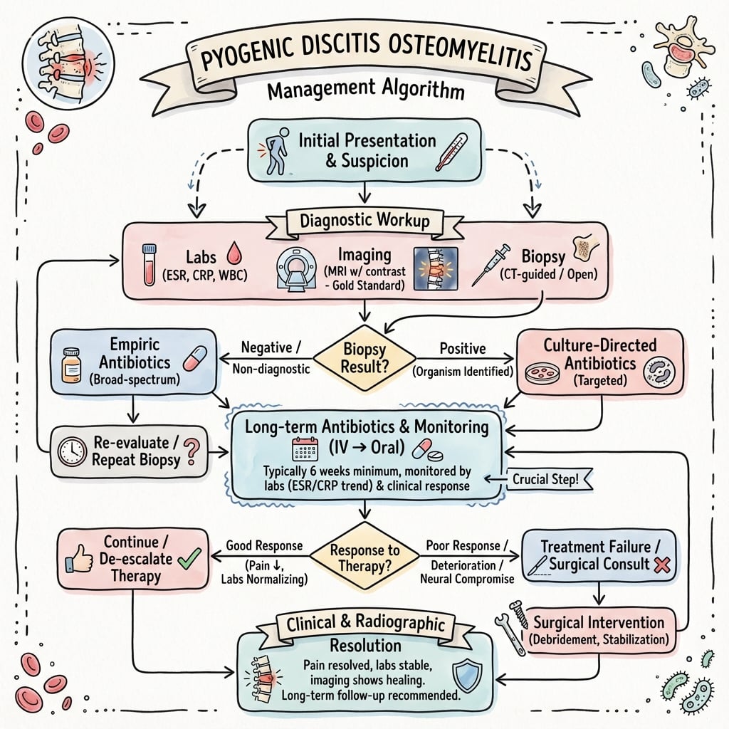 Discitis Management Algorithm