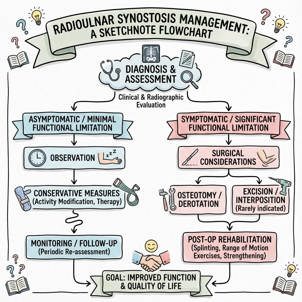 Radioulnar synostosis treatment algorithm