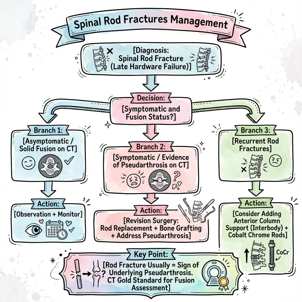 Management algorithm for Rod Fractures