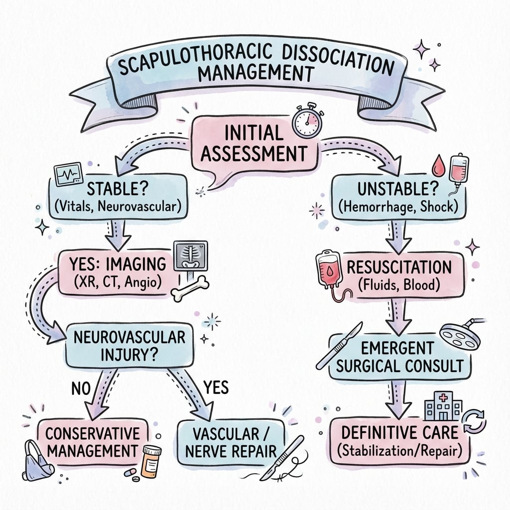Management Algorithm for Scapulothoracic Dissociation