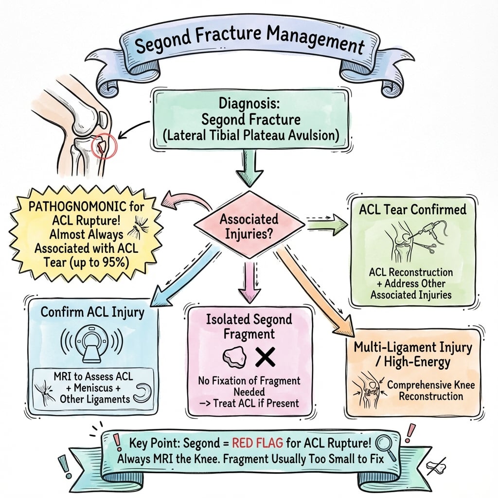 segond fractures management algorithm