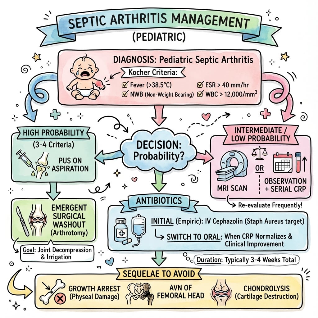 Management Algorithm for Septic Arthritis
