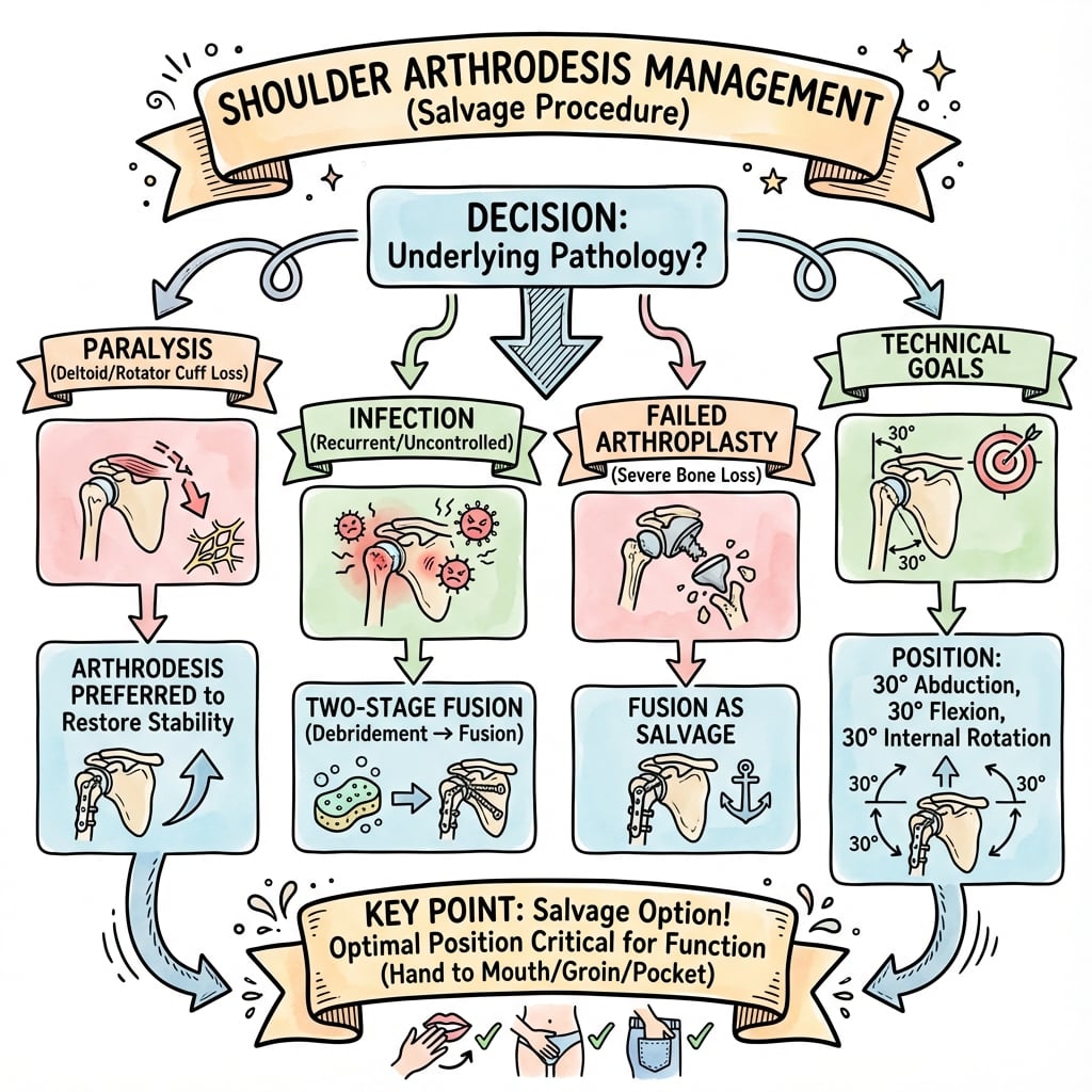 shoulder arthrodesis management algorithm