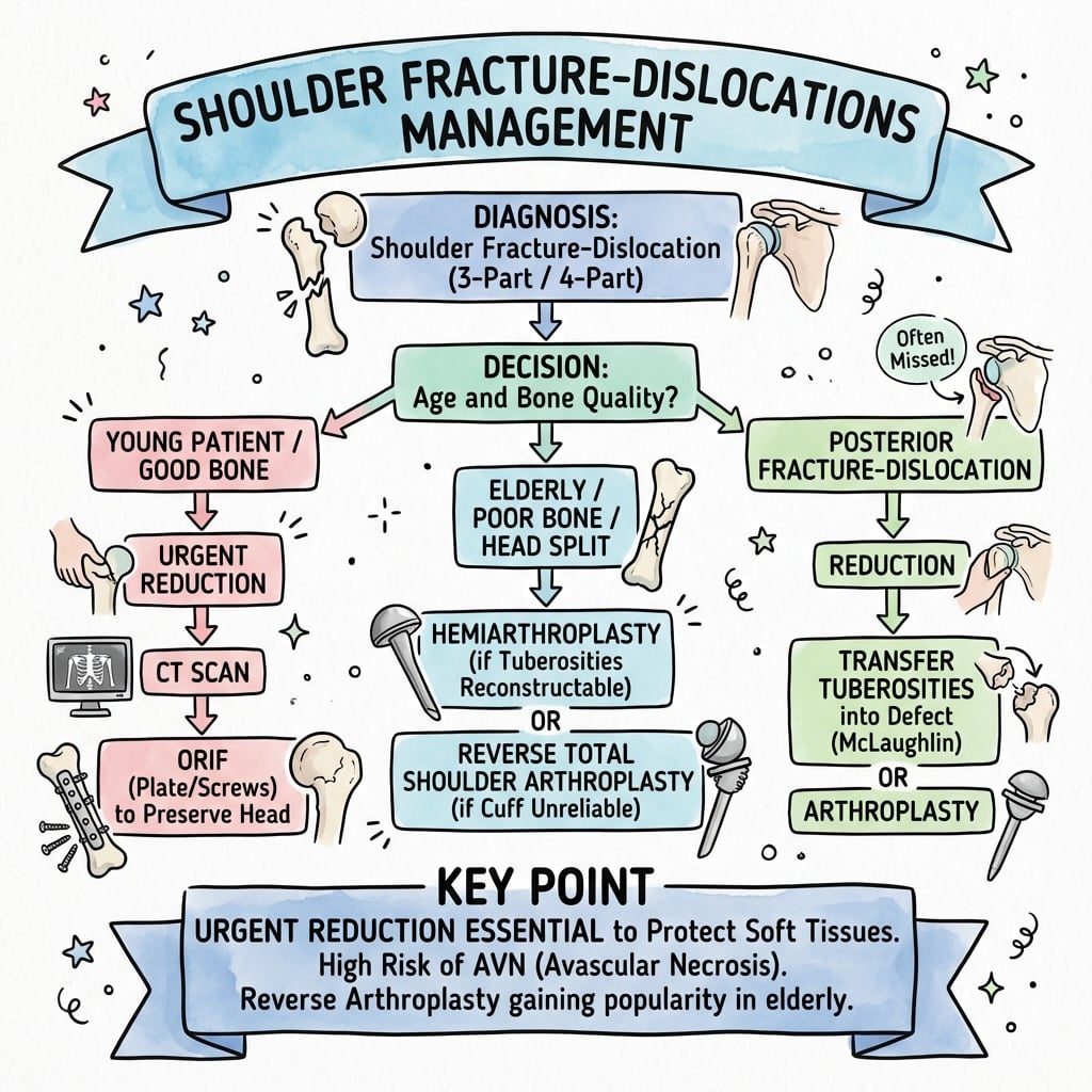 shoulder fracture dislocations management algorithm