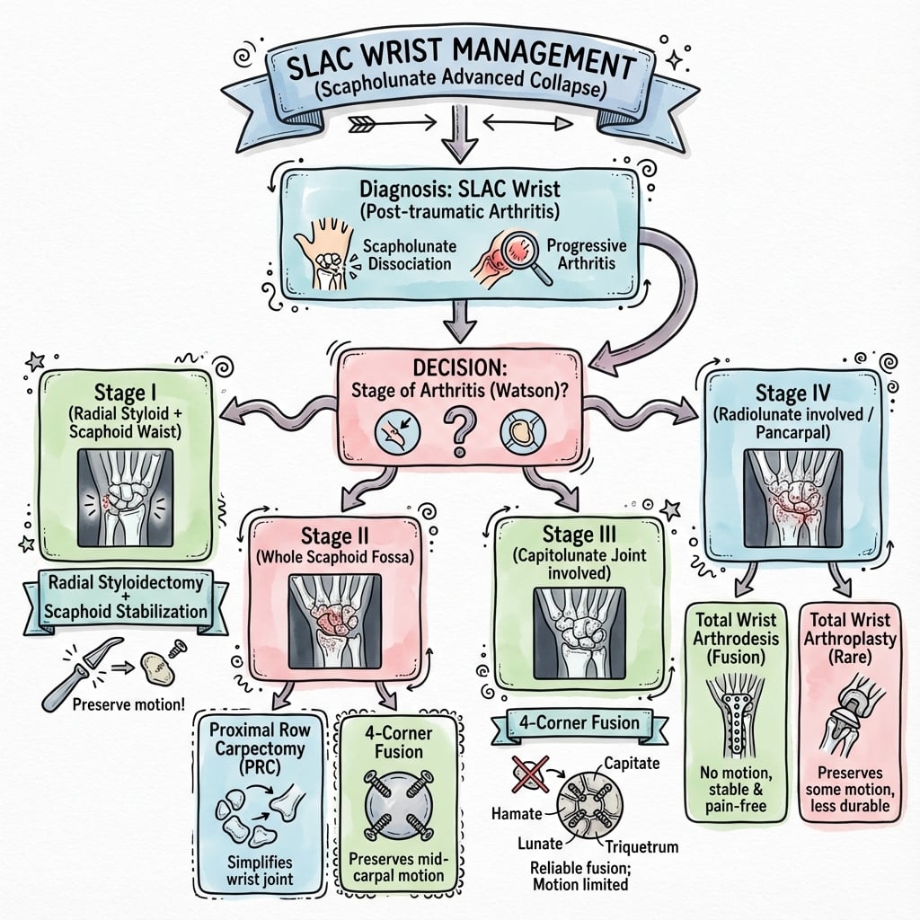 slac wrist management algorithm