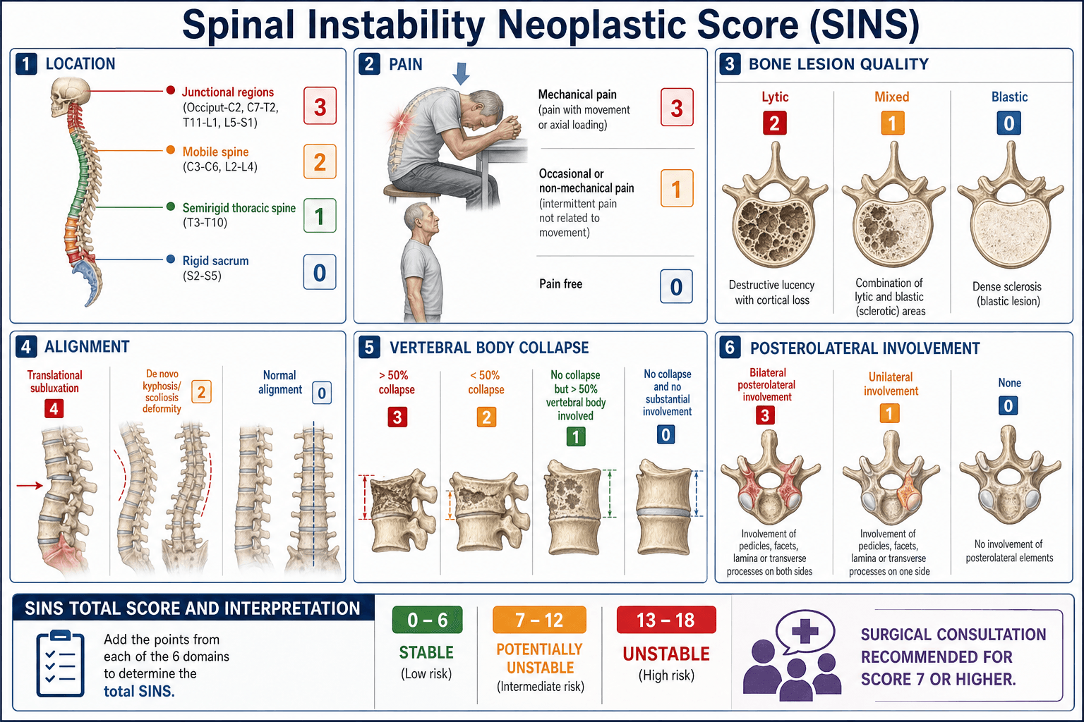 Spinal Instability Neoplastic Score (SINS)