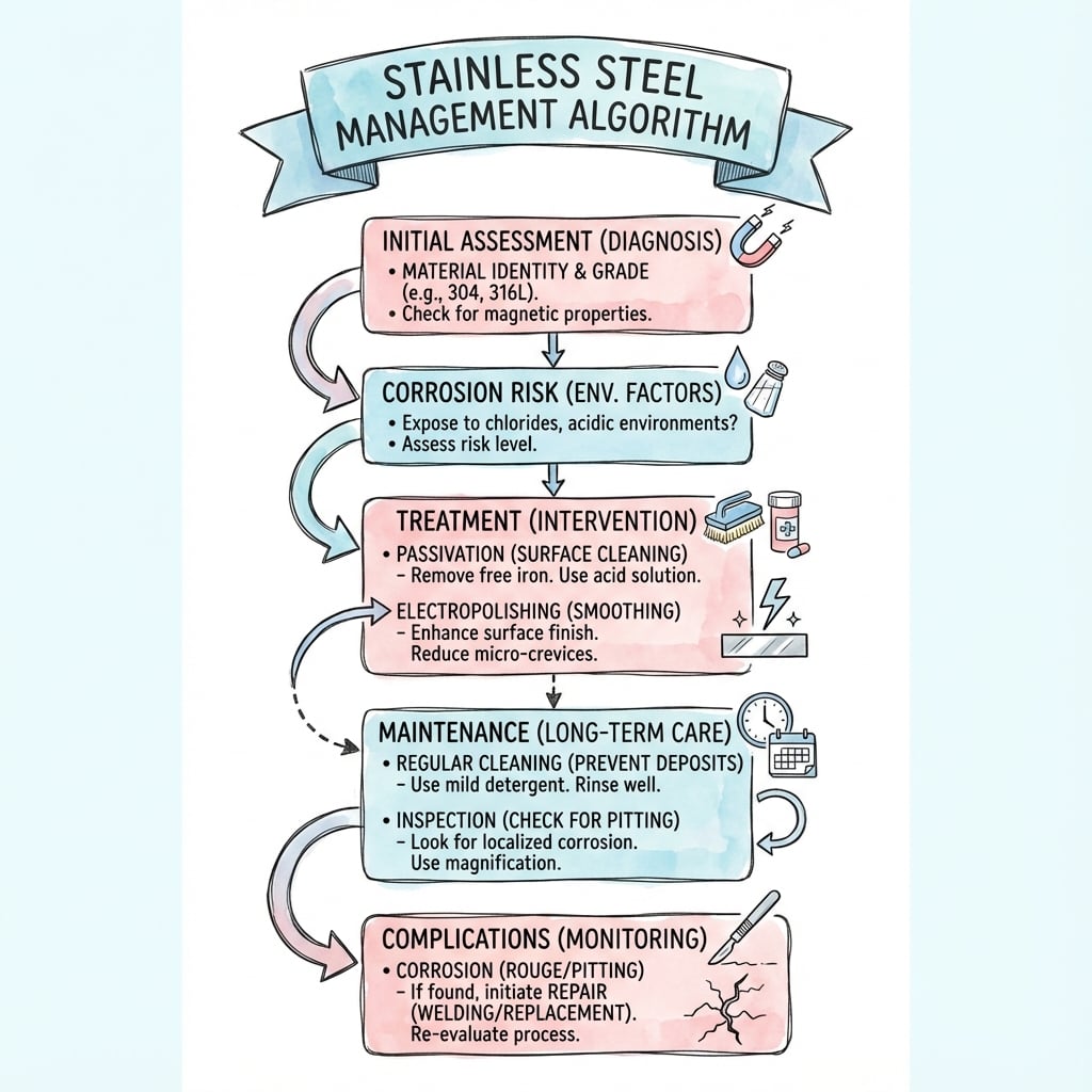 Management algorithm for Stainless Steel