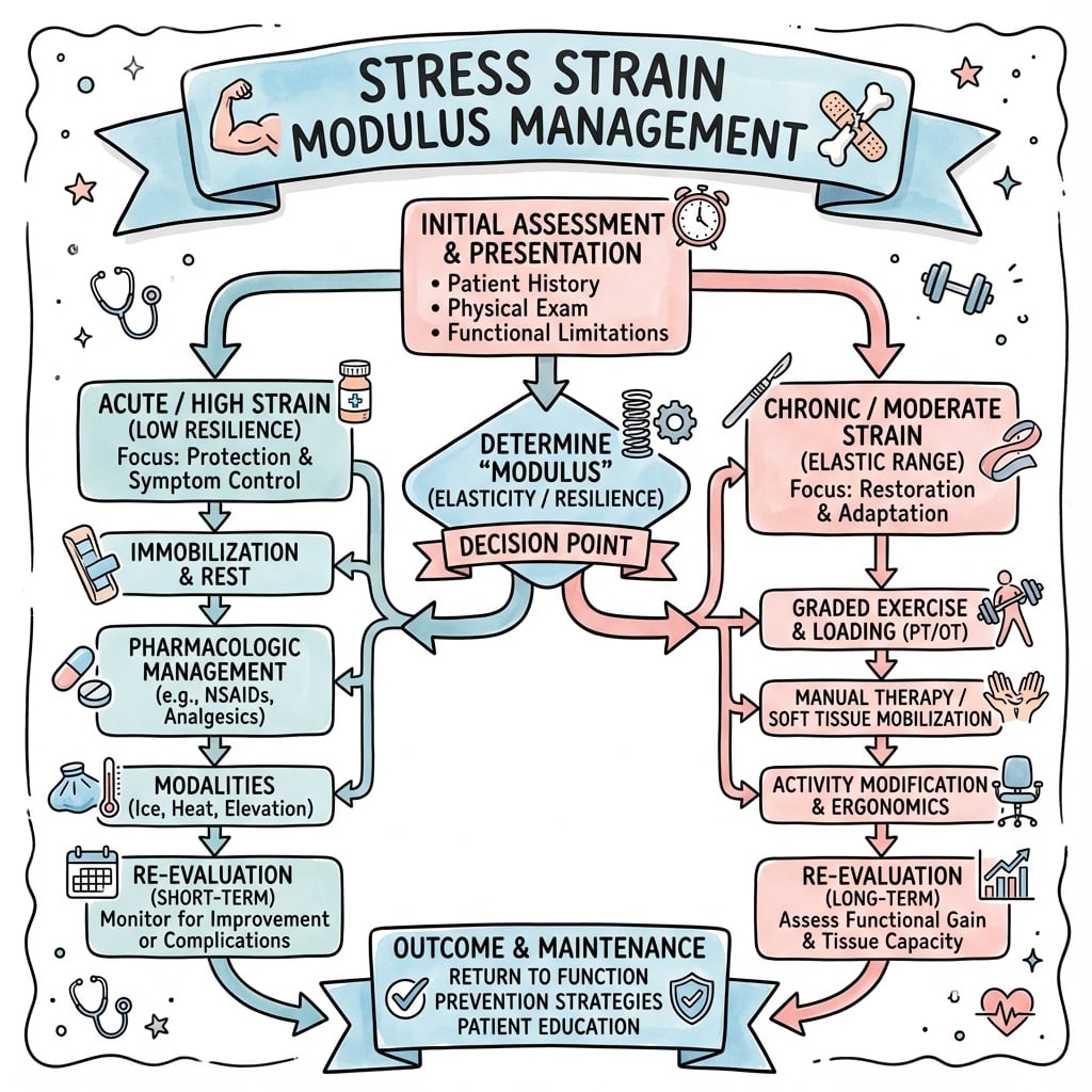 Management algorithm for Stress Strain Modulus