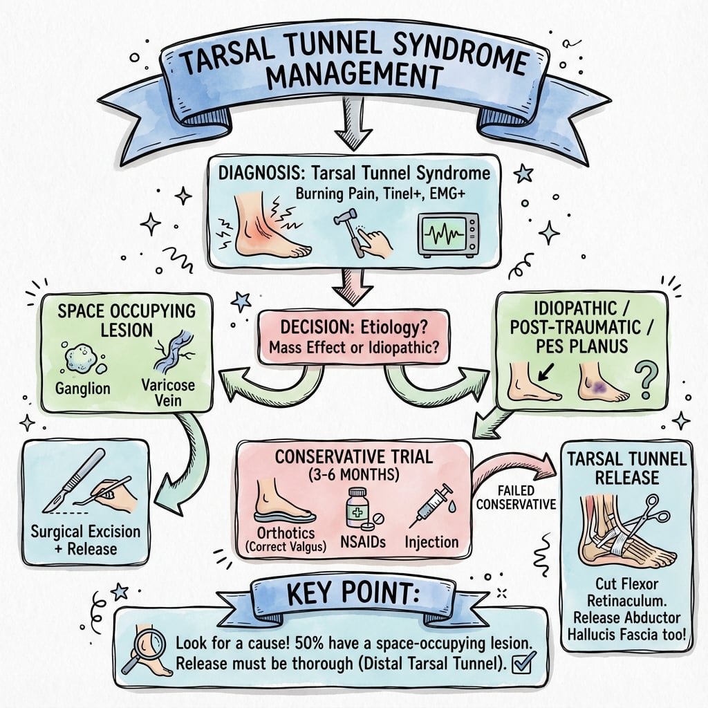 tarsal tunnel syndrome management algorithm